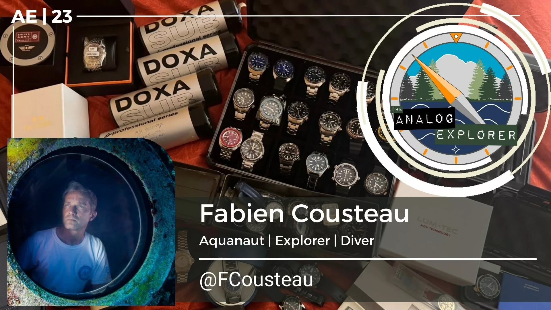 Diving into time, and depth, with aquanaut and explorer Fabien Cousteau