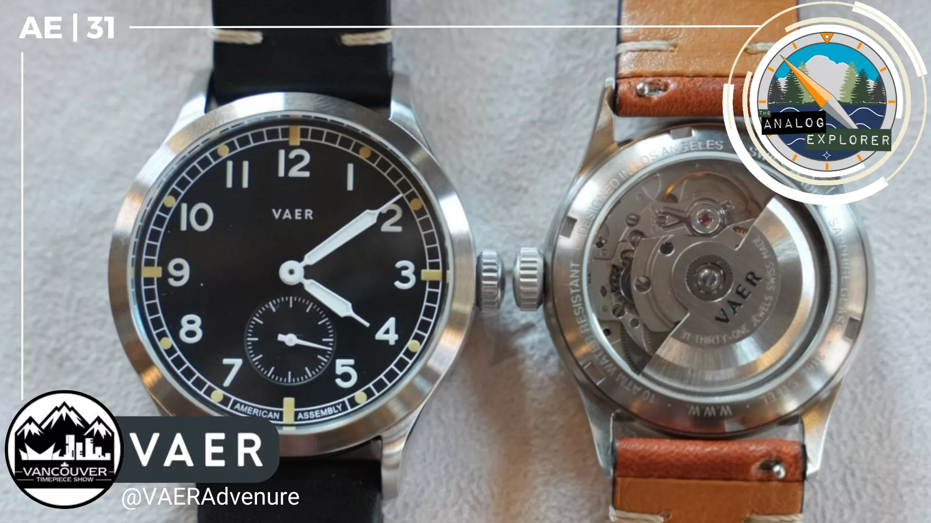 AE. 31 | VAER Watches – Vancouver Timepiece Show